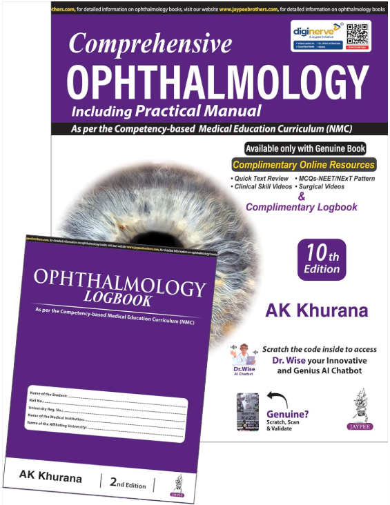 Cover of Comprehensive Ophthalmology (Including Practical Manual with Ophthalmology Logbook), 10th Edition