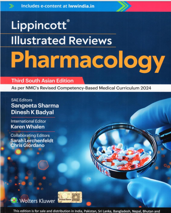 Cover of Lippincott® Illustrated Reviews: Pharmacology, South Asian Edition