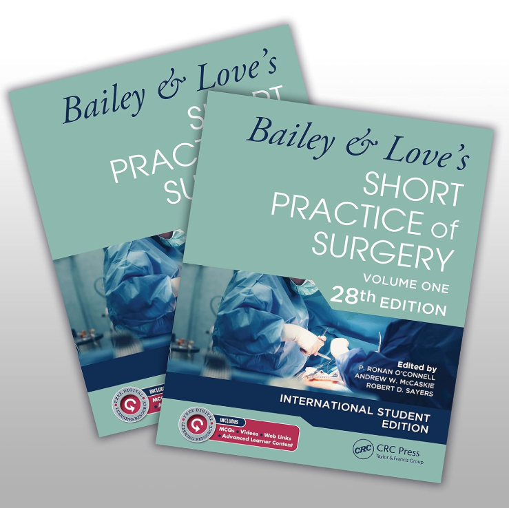 Cover of Bailey & Love's Short Practice of Surgery, 28th Edition, International Student's Edition (Set of 2 Volumes)