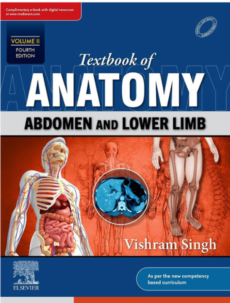 Cover of Textbook of Anatomy — Abdomen and Lower Limb, Volume 2