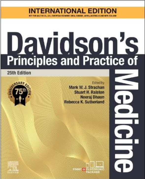 Cover of Davidson's Principles and Practice of Medicine, International Edition, 25th Edition