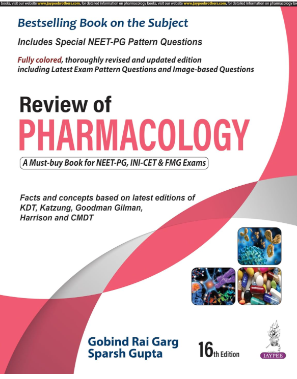 Cover of Review of Pharmacology, 16th Edition Reprint