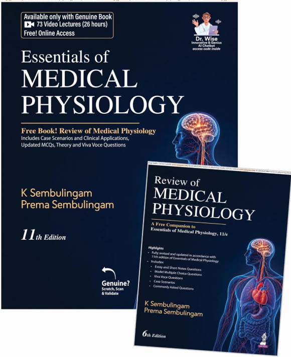 Cover of Essentials of Medical Physiology (with Free Review of Medical Physiology)